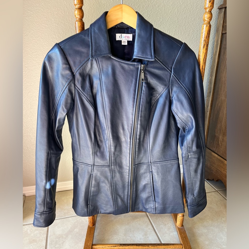 Lamb leather jacket - Picture 1 of 8